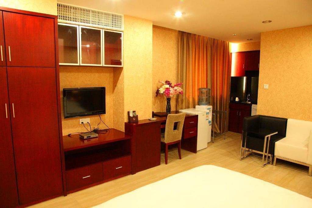 Jin Ya Dian Apartment Hotel Foshan Room photo